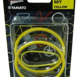 Yamato Pedal Id 1:9 Scale Bicycle: Tire & Chain Set: Yellow